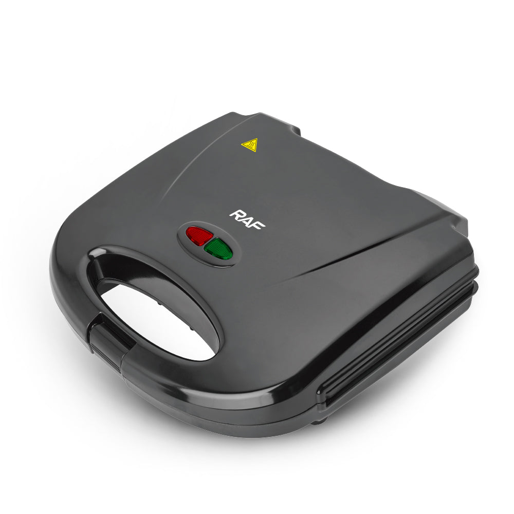 RAF Sandwichmaker - Tosti IJzer met gesloten deksel, controlelampjes en een compact, ruimtebesparend ontwerp