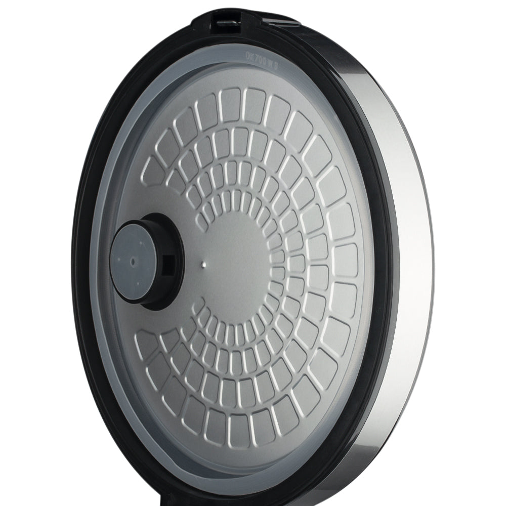 Binnenkant deksel van de RAF Rijstkoker 5L - Robuust en duurzaam ontwerp voor gelijkmatige warmteverdeling