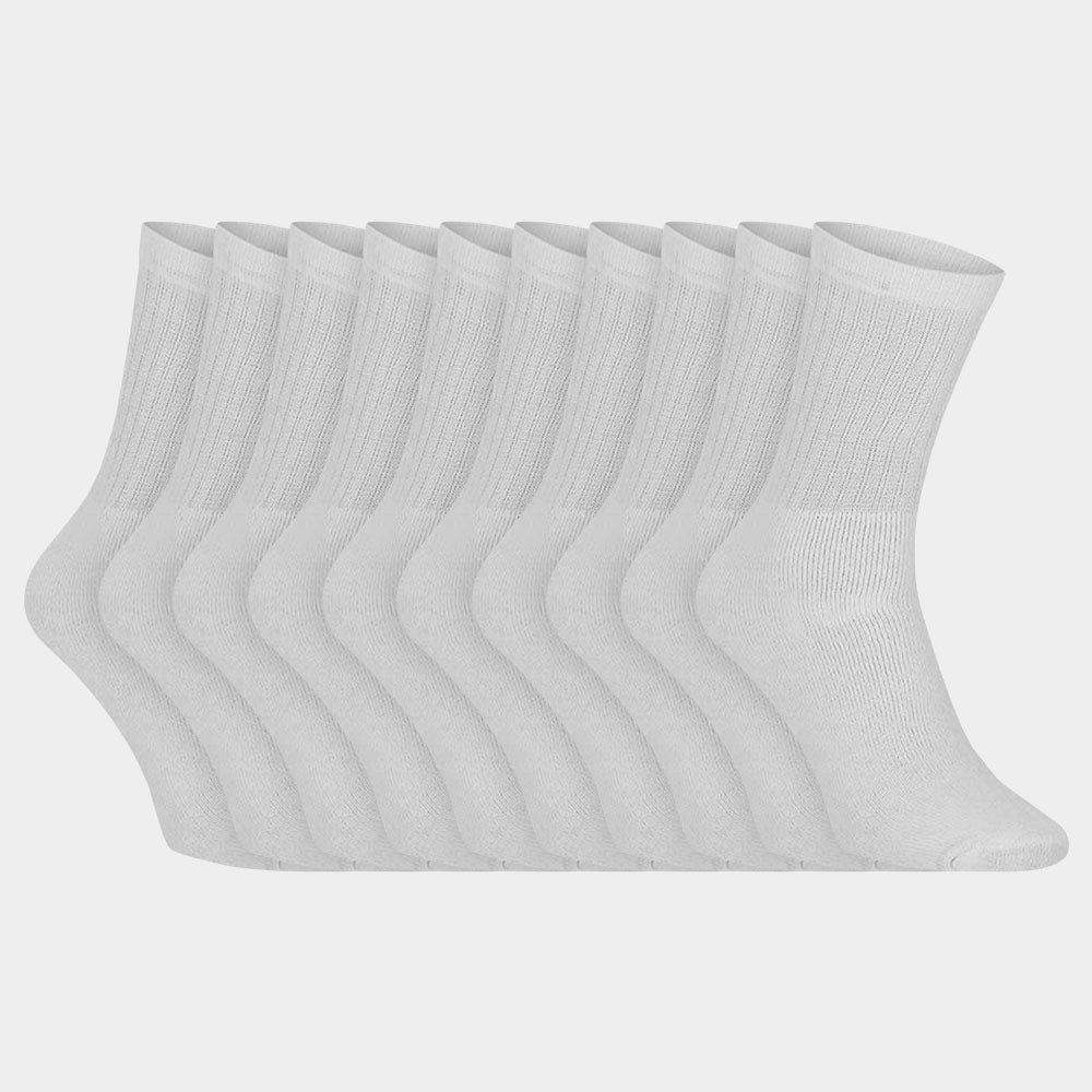 Sportsocken – 10 Paar – weiß