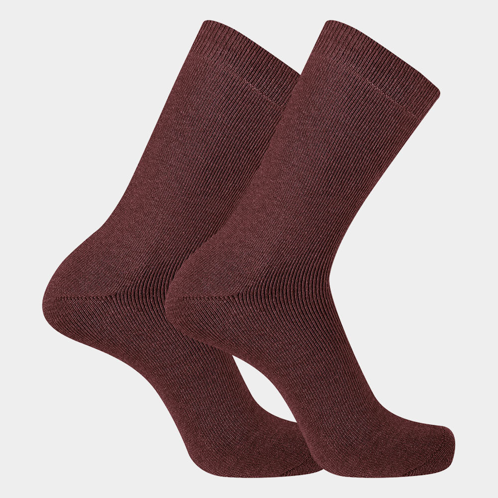 Herrensocken Alpaka - Bordeaux