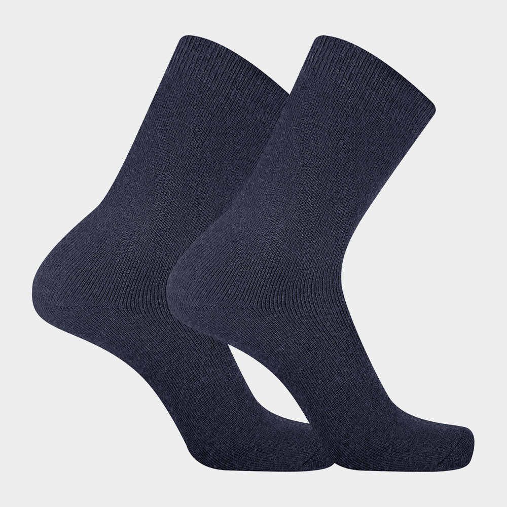 Herrensocken Alpaka - Marineblau