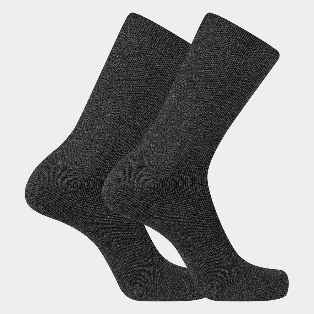 Herrensocken Alpaka - Schwarz meliert