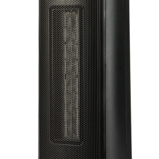 Close-up van het verwarmingsrooster van de RAF ventilatorkachel met fijnmazige structuur voor een efficiënte warmteverdeling