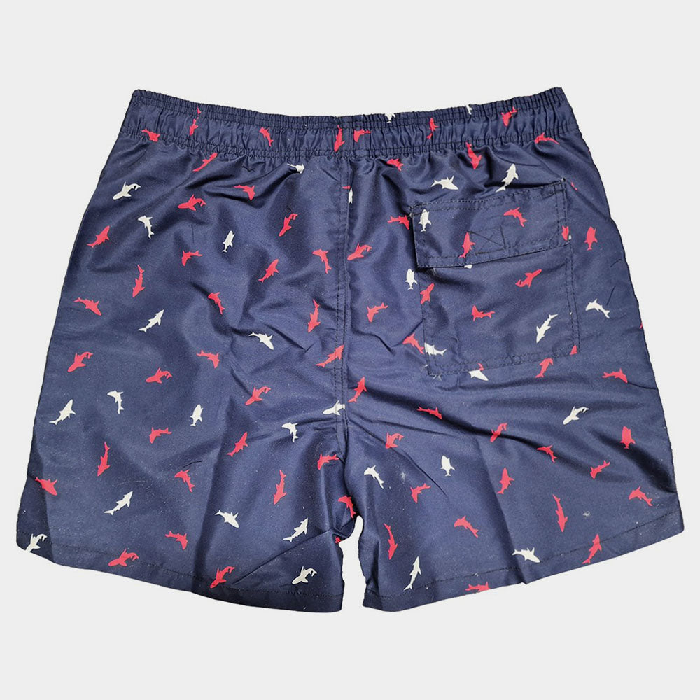 Herren-Badehose – Haifischmuster